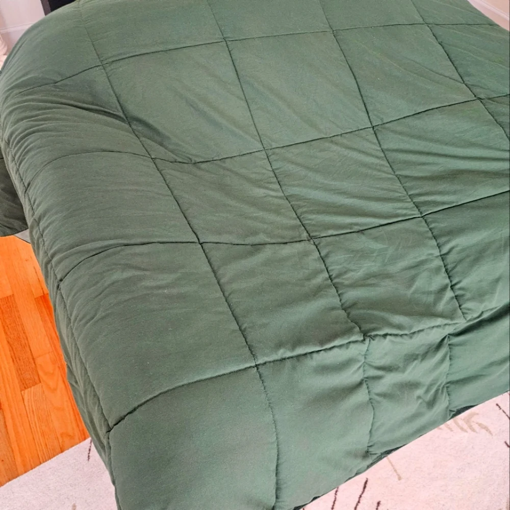 Green Twin/Twin XL Reversible Comforter Duvet